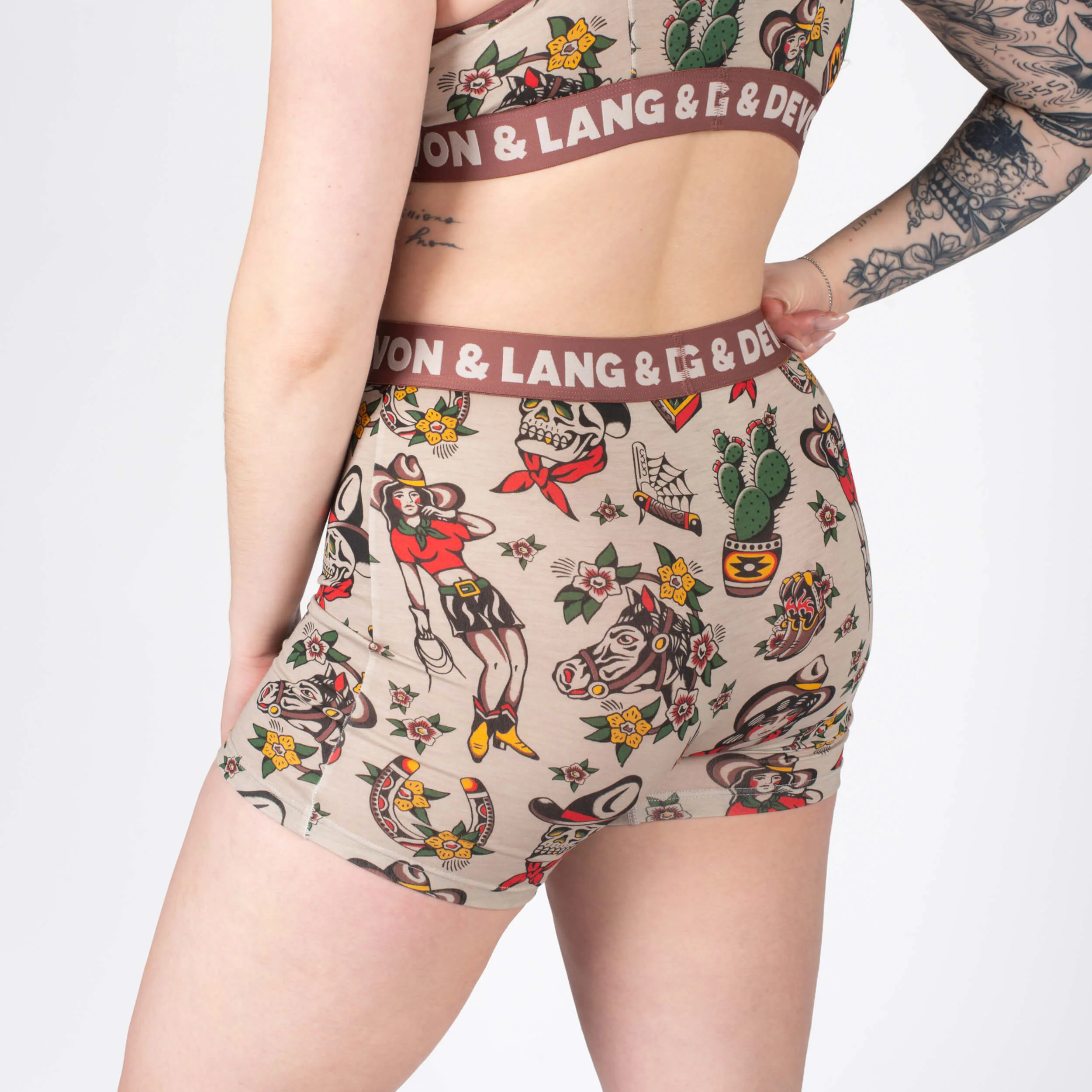 2026 Bria Women's Boxer Brief - Vintage Outlaw - Image 4