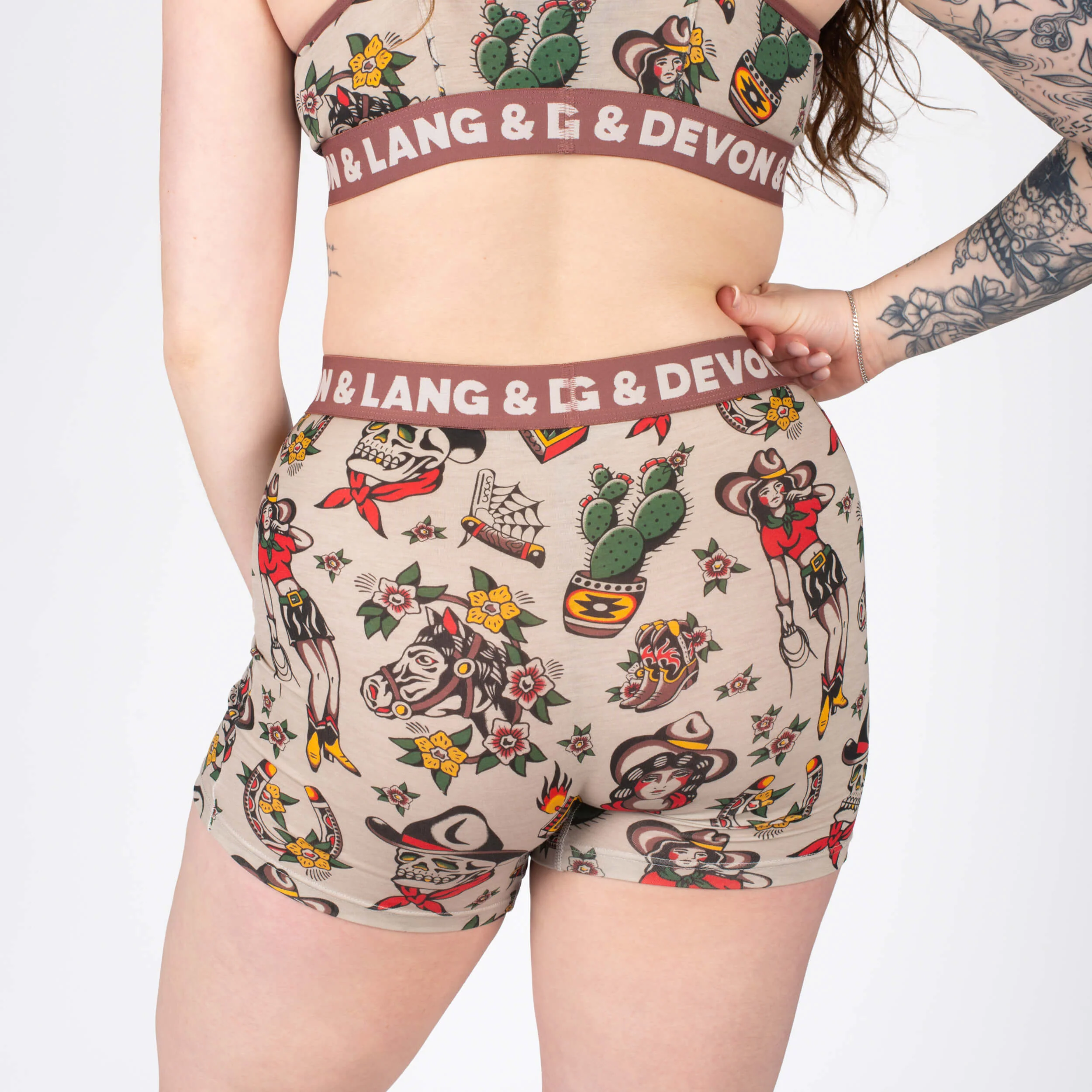 2026 Bria Women's Boxer Brief - Vintage Outlaw - Image 5