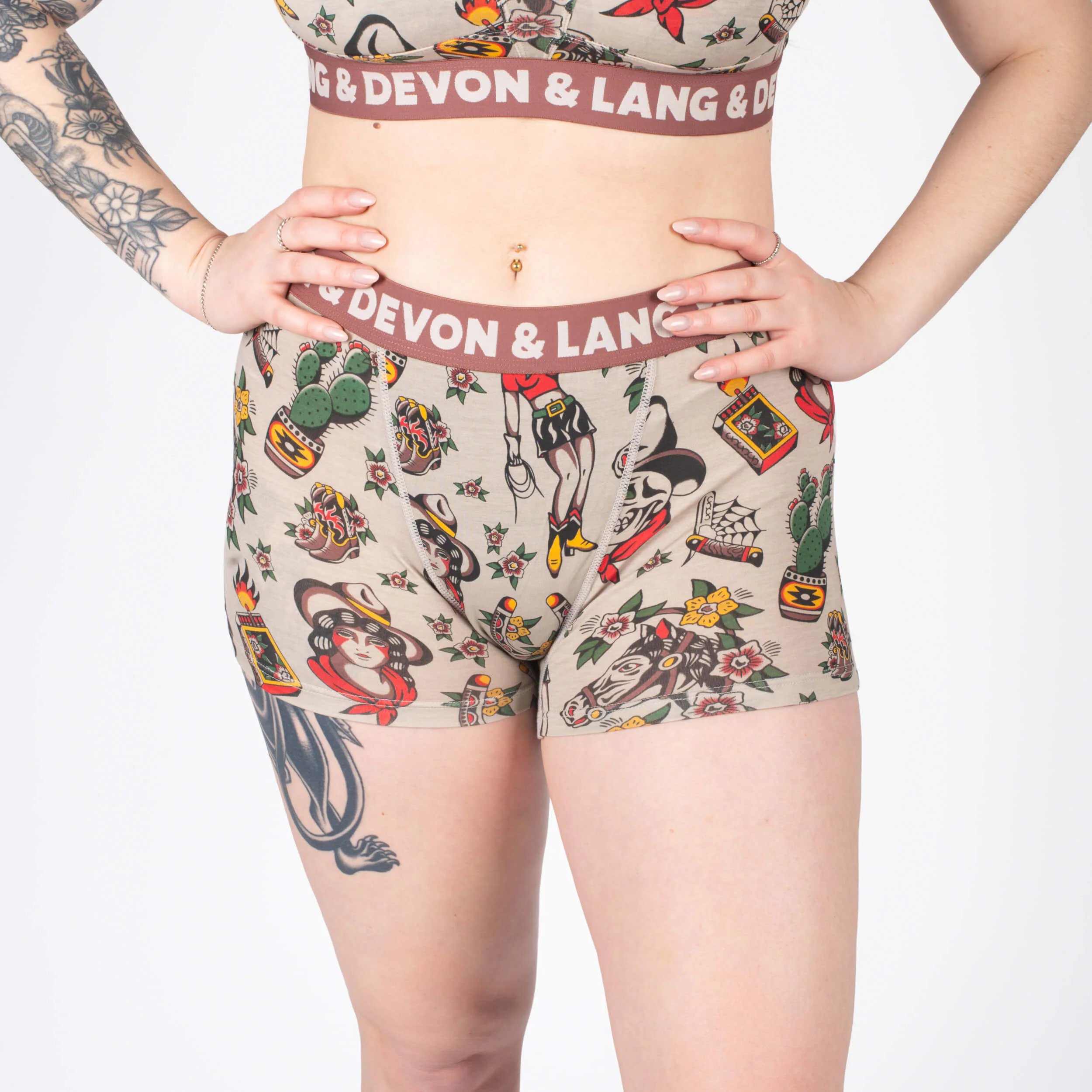 2026 Bria Women's Boyshort - Vintage Outlaw - Image 3