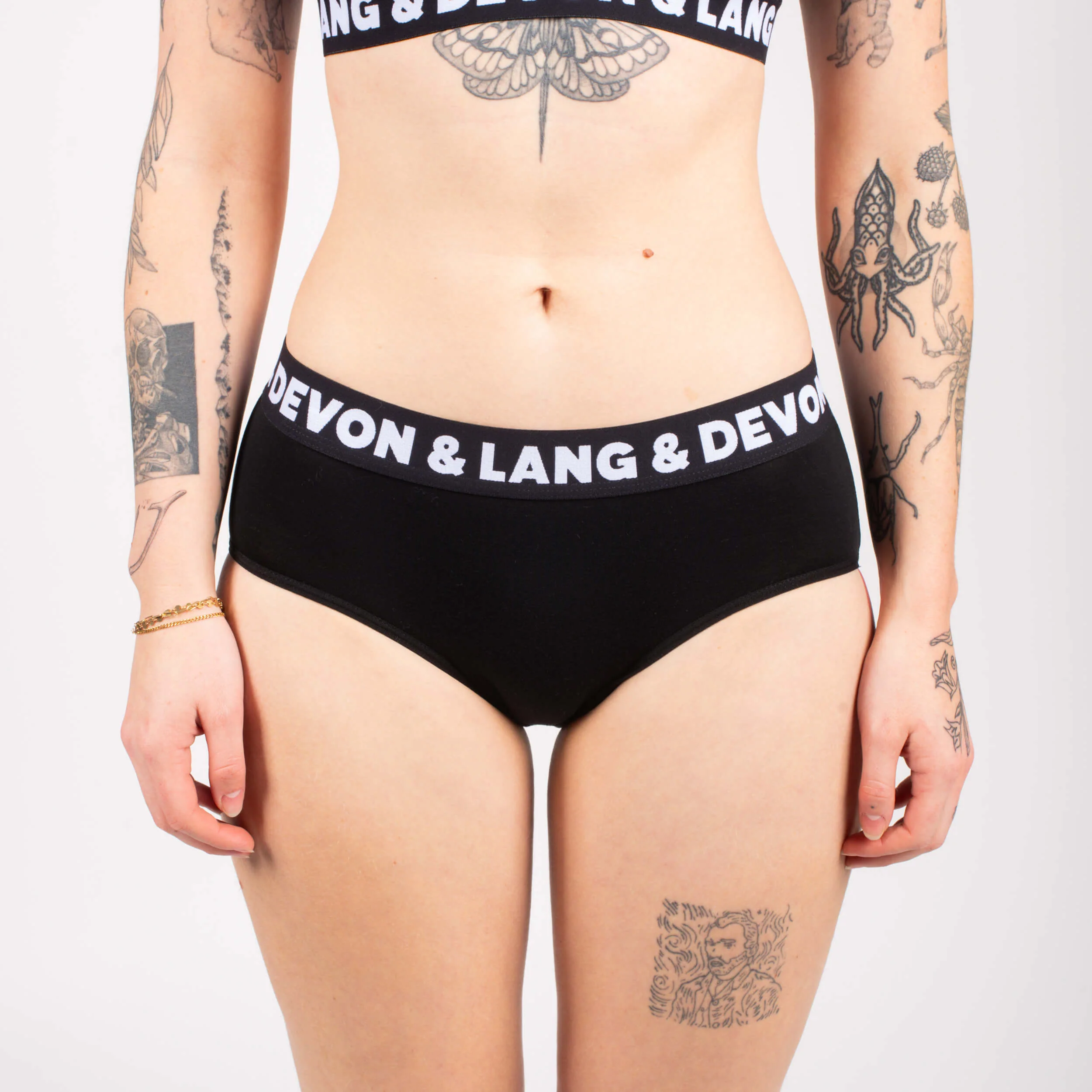 Bria Bikini Brief - Hi-Contrast Obsidian - Image 3
