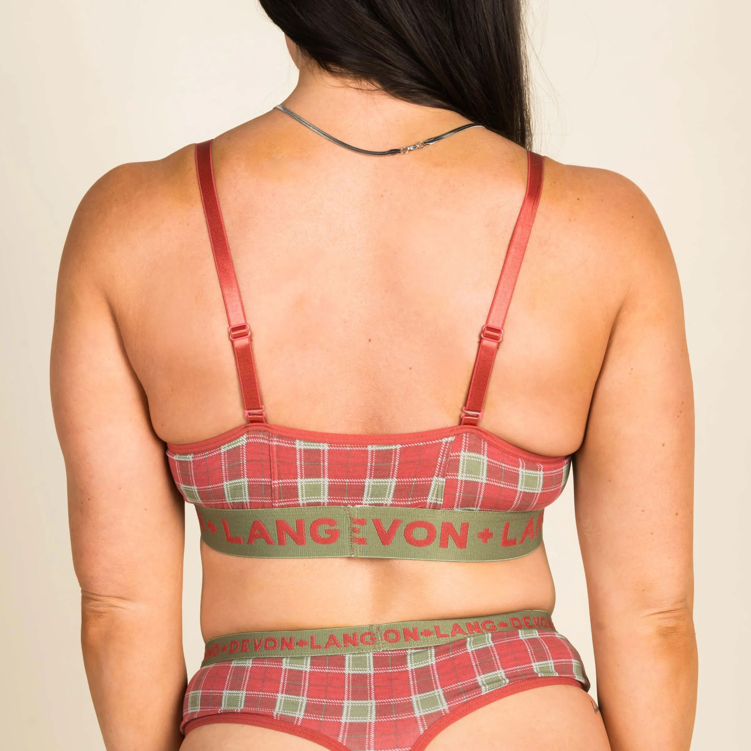 Originals Bria Bralette - Vintage Tartan - Image 5