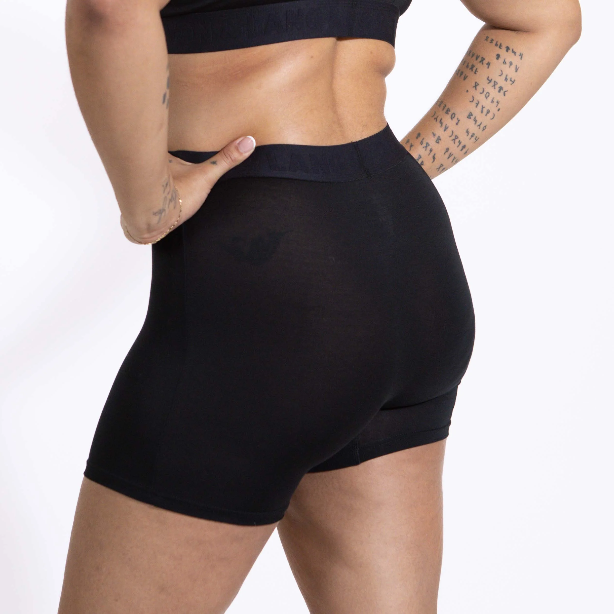 2026 Bria Women's Boxer Brief - Obsidian - Image 4