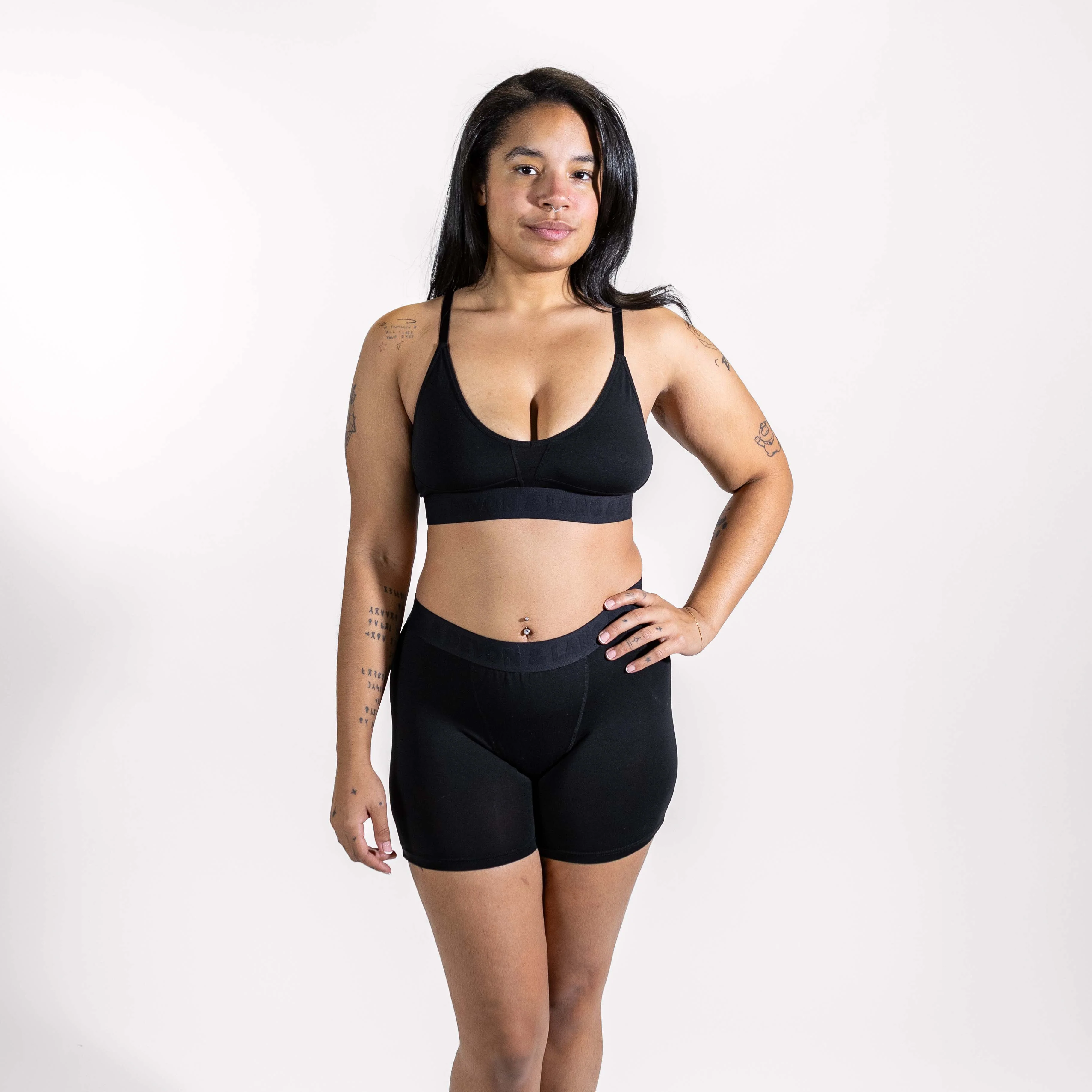 2026 Bria Women's Boxer Brief - Obsidian - Image 6