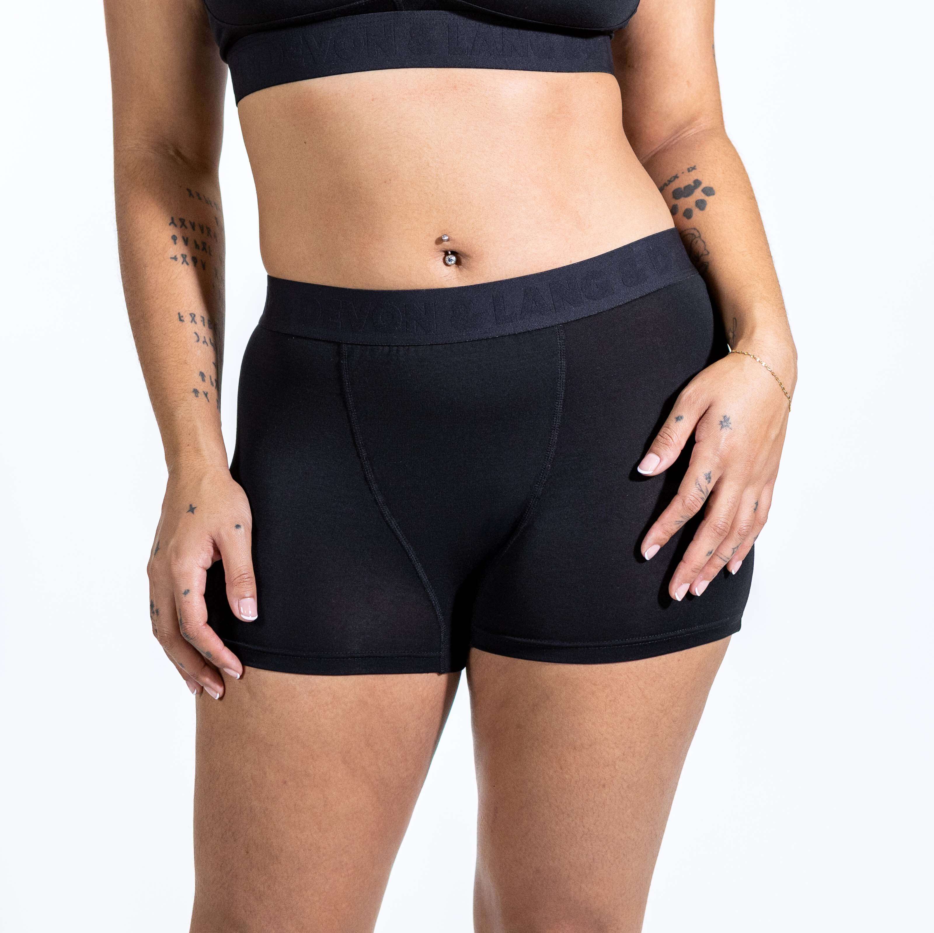 2026 Bria Women's Boyshort - Obsidian - Image 3