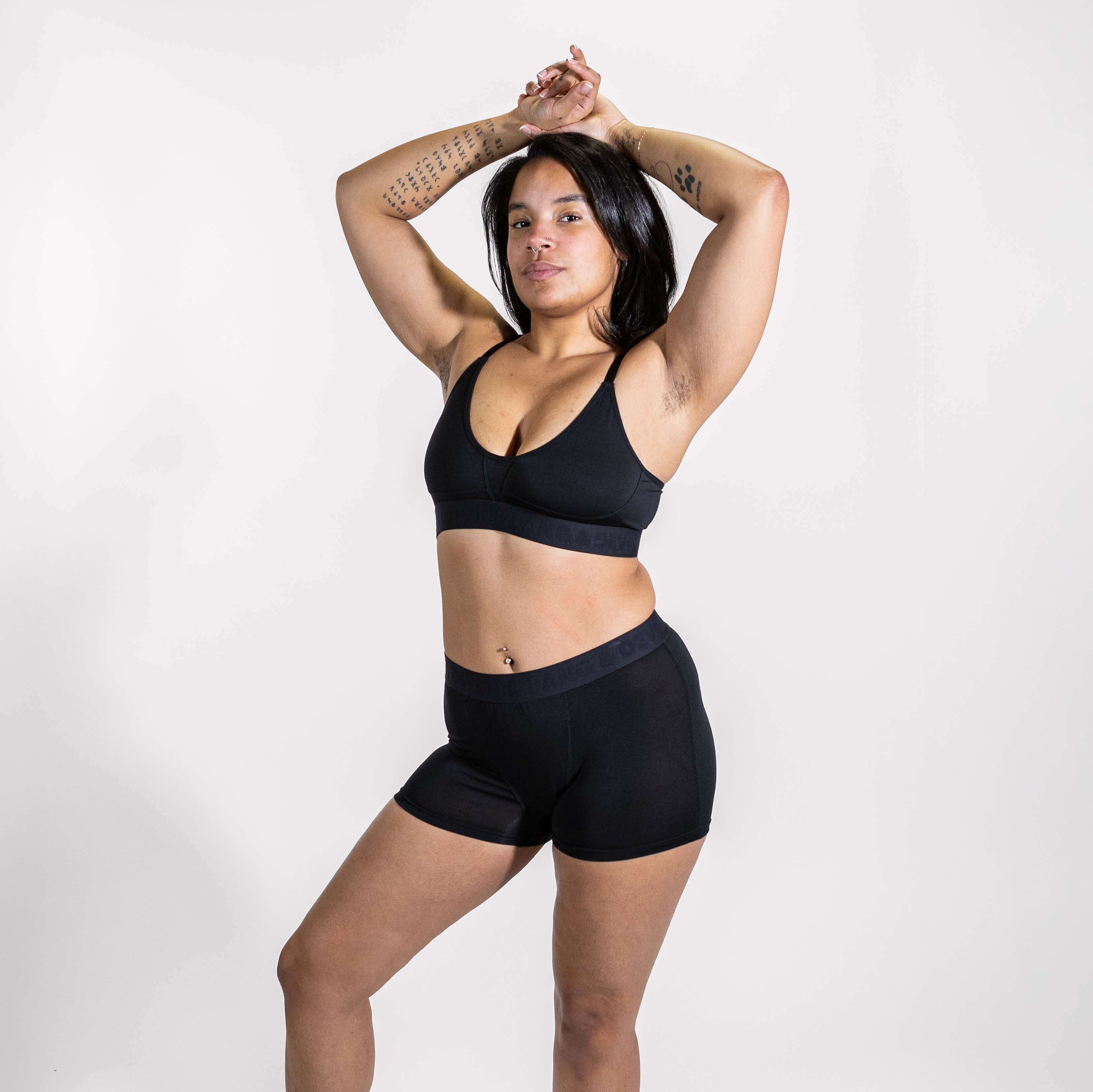 2026 Bria Women's Boyshort - Obsidian - Image 6
