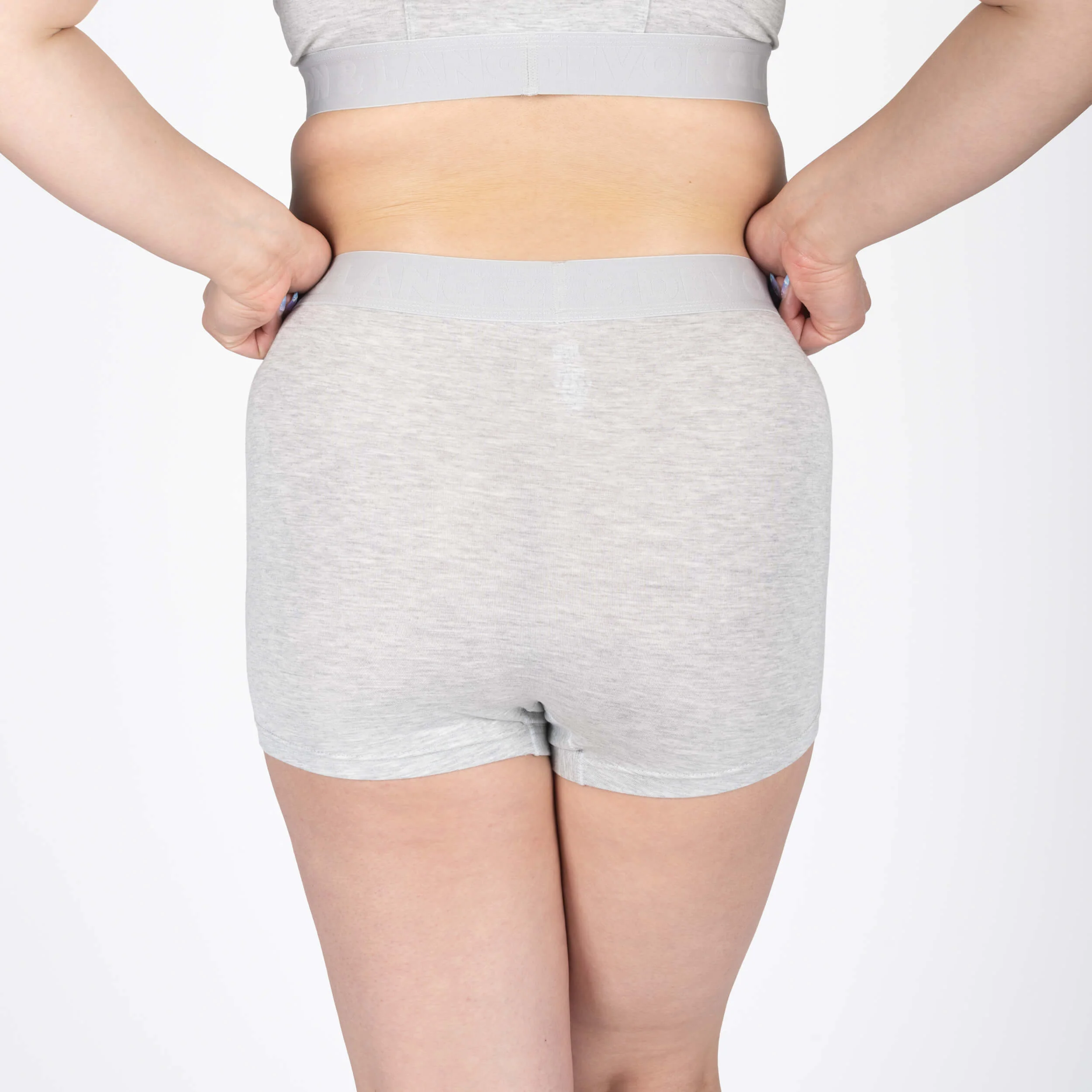 Bria Women's Boyshort - Heather Grey - Image 5