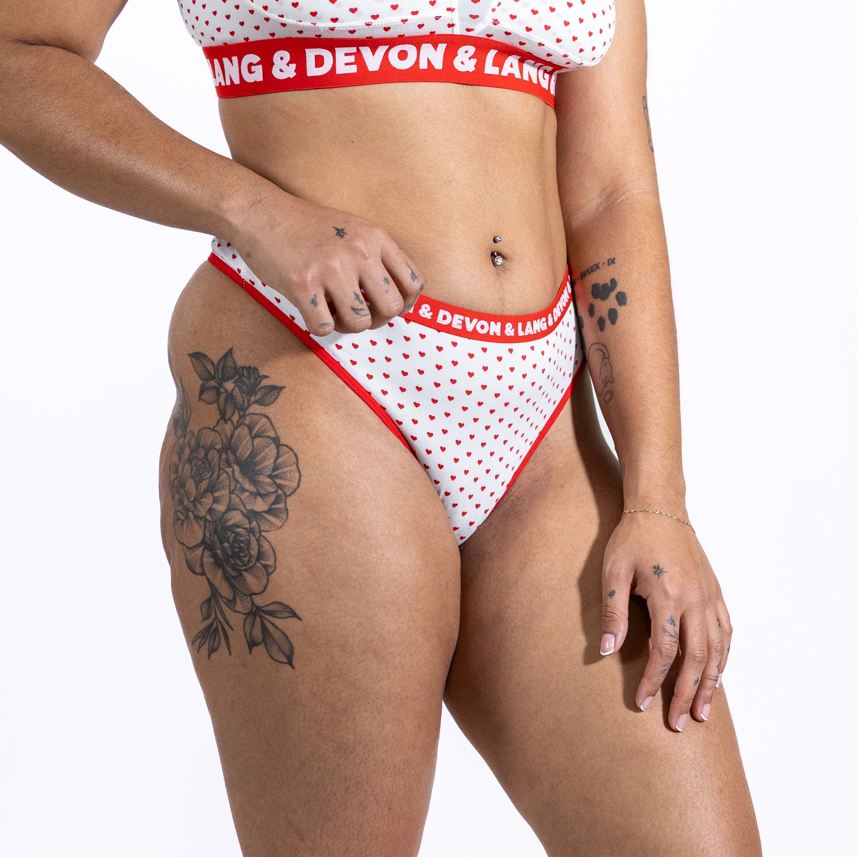 Katrina Everyday Thong - Cinnamon Hearts - Image 2