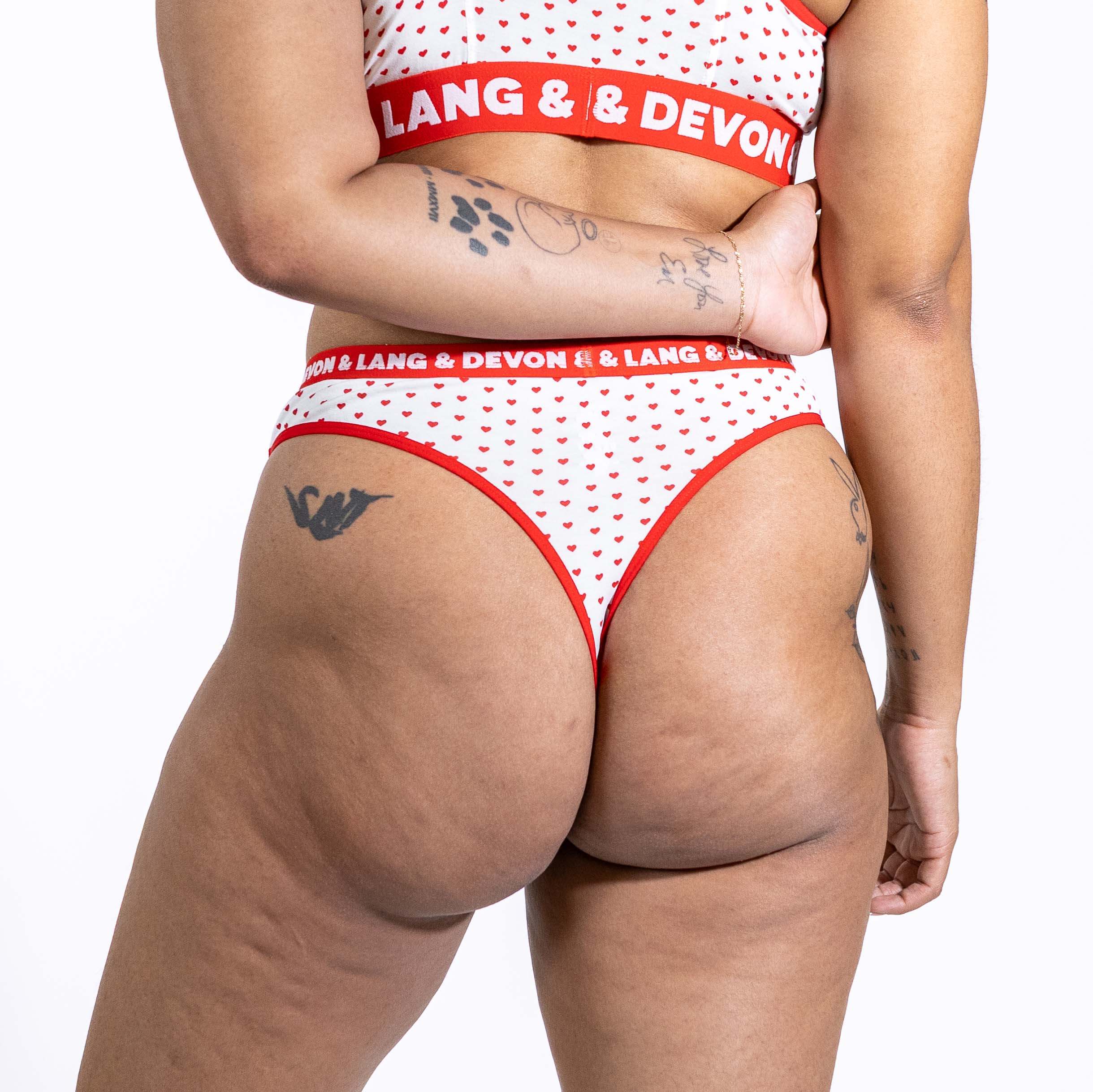 Katrina Everyday Thong - Cinnamon Hearts - Image 5