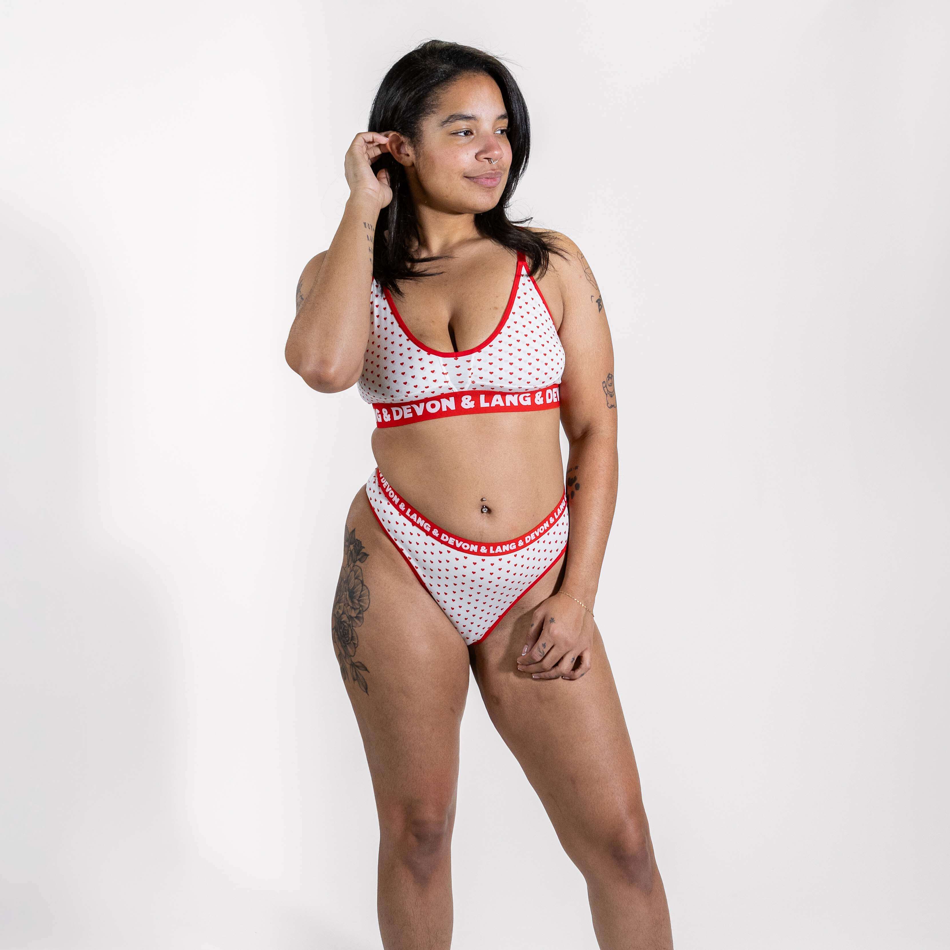 Katrina Everyday Thong - Cinnamon Hearts - Image 6