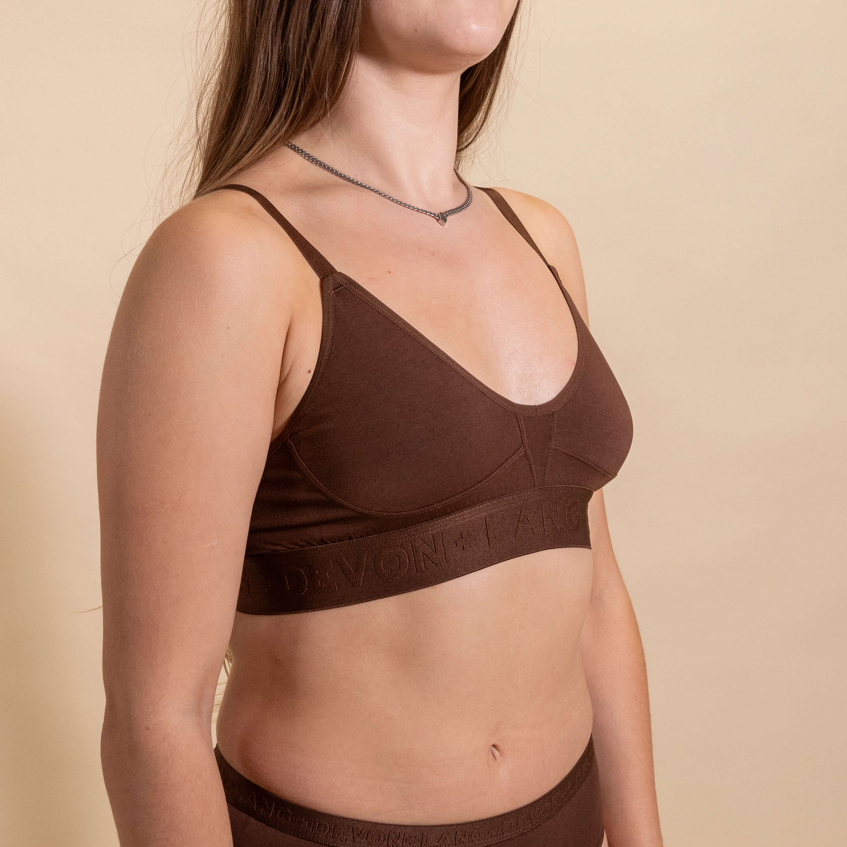 Originals Bria Bralette - Cocoa - Image 7