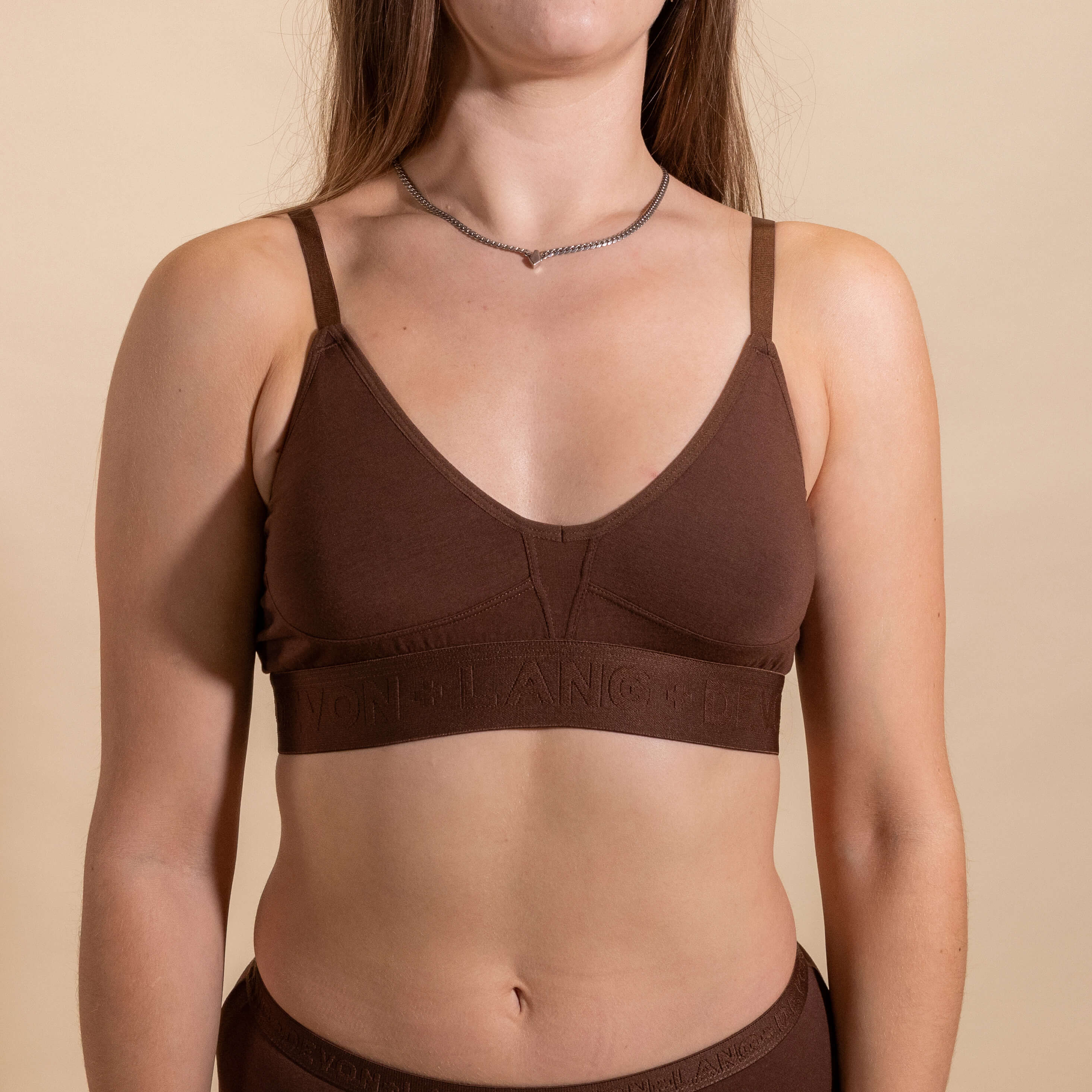 Originals Bria Bralette - Cocoa - Image 8